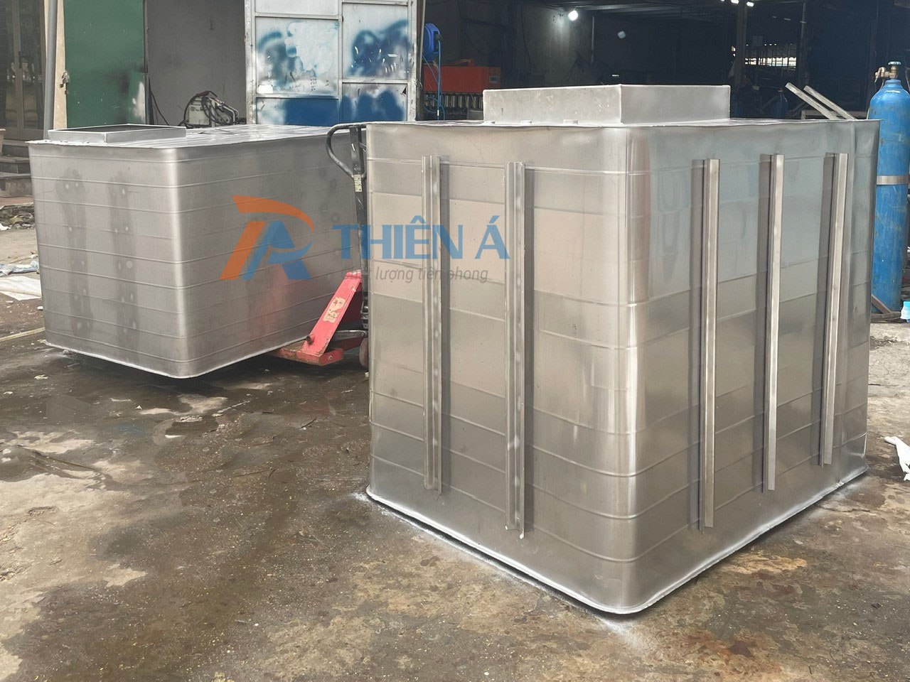 Bể vuông Inox SUS 304-316 đặt ngầm giúp dự trữ nước sinh hoạt siêu sạch